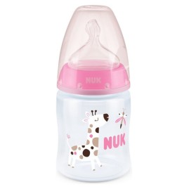 Nuk steklenička plastična FC+ z vrgrajenim temperaturnim indikatorjem 150ml silikon 0-6m
