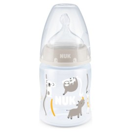 Nuk steklenička plastična FC+ z vrgrajenim temperaturnim indikatorjem 150ml silikon 0-6m