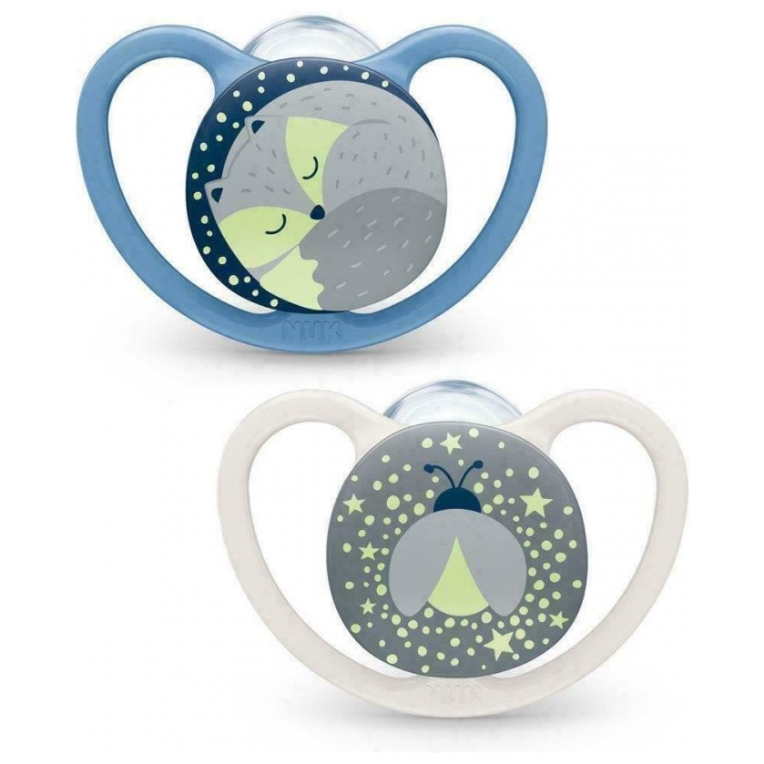NUK duda varalica - silikon Space Night noćna, vel. 3 (18-36 mes), sort, 2 kom sort NUK duda varalica - silikon Space Night noćna, vel. 3 (18-36 mes), sort, 2 kom sort