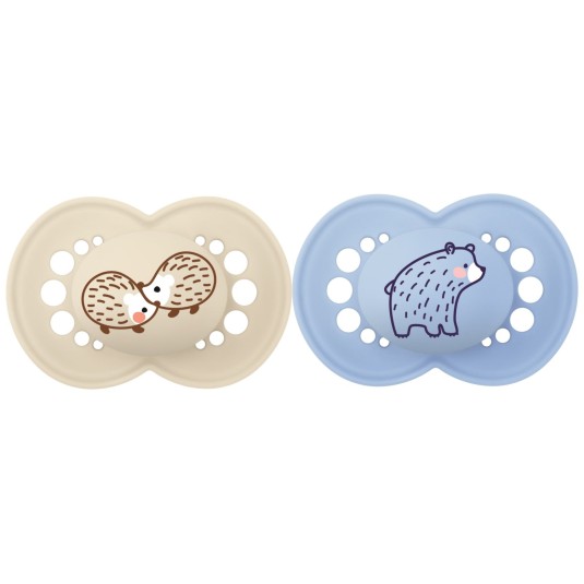 MAM tolažilna duda - silikon Original 2/1,16+ sort 350351