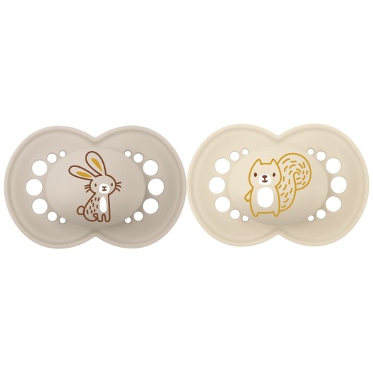 MAM tolažilna duda - silikon Original 2/1,16+ sort 350351