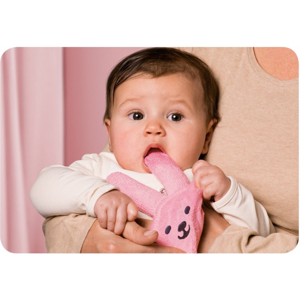 MAM četkica za prst zečić za usnu njegu 0m+ blue/rose 351037