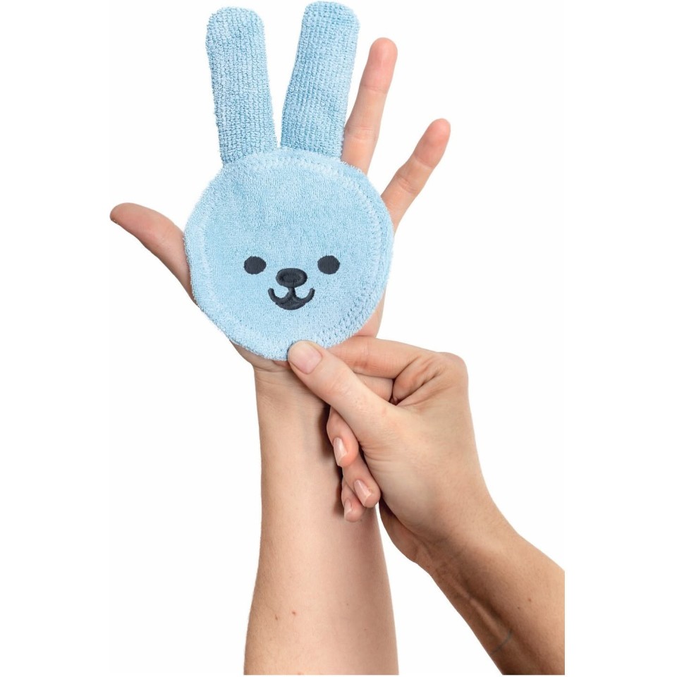 MAM četkica za prst zečić za usnu njegu 0m+ blue/rose 351037