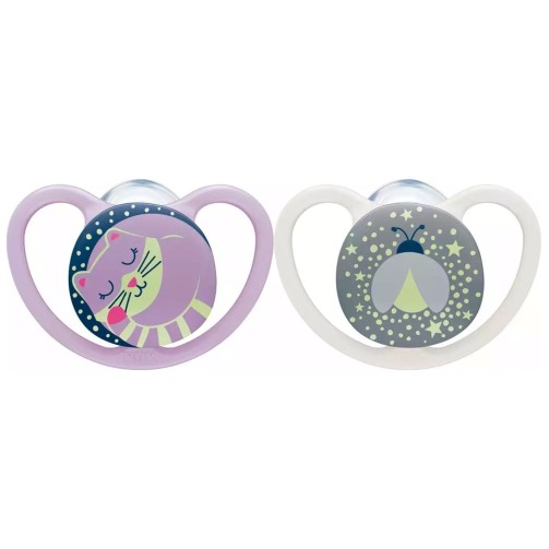 NUK duda varalica - silikon Space Night space&night 6-18 m