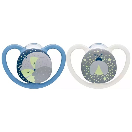 NUK duda varalica - silikon Space Night space&night 6-18 m