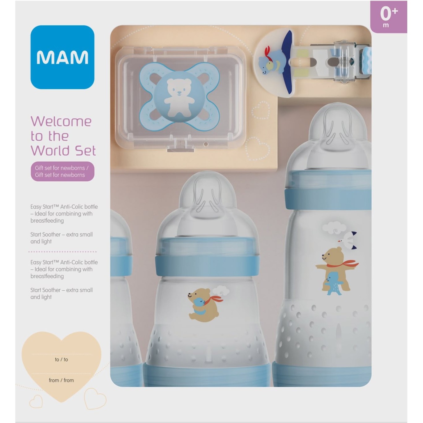 MAM komplet stekleničk Starter Set darilni set za dobrodošlico 819056