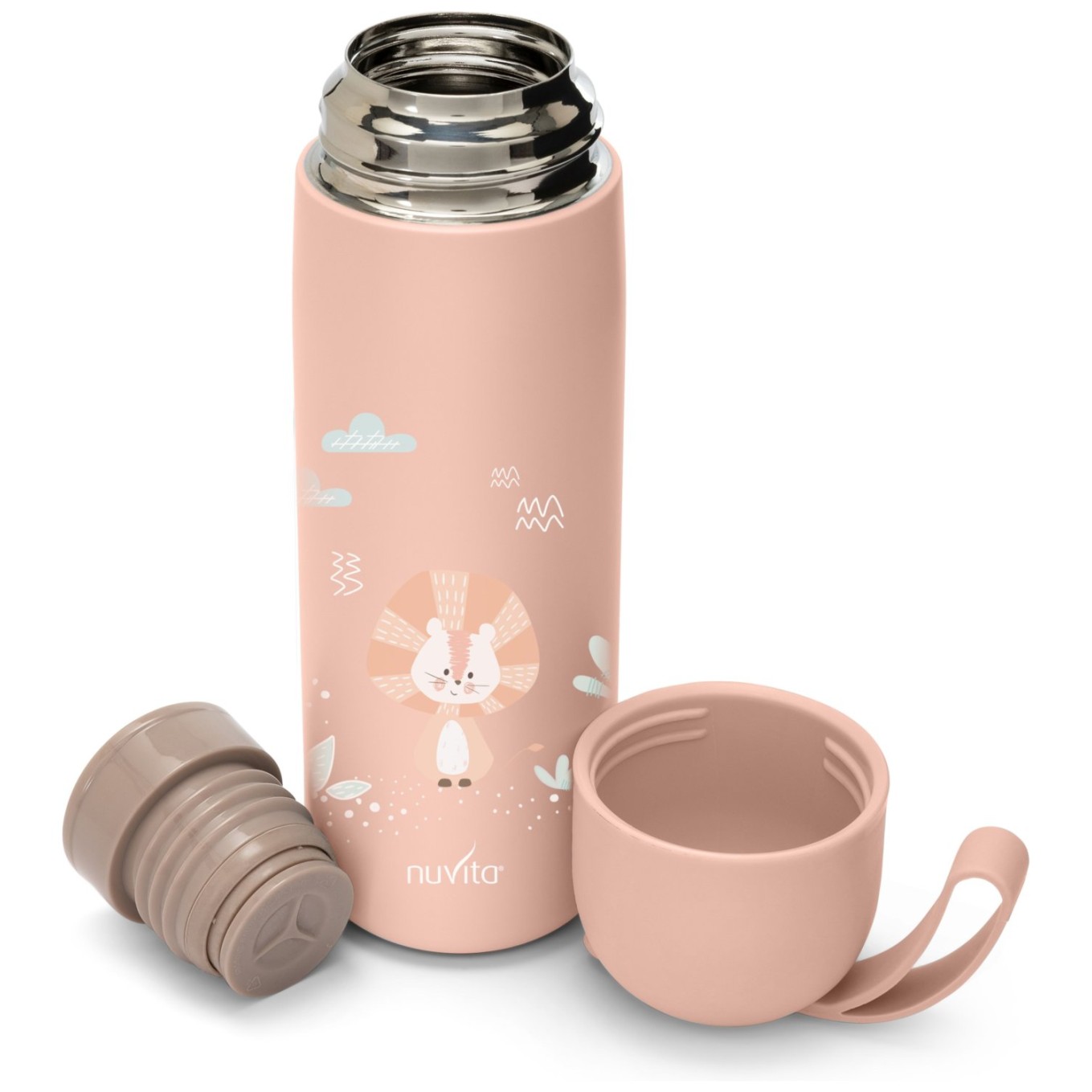 Nuvita termo steklenička 4435 400ml rose