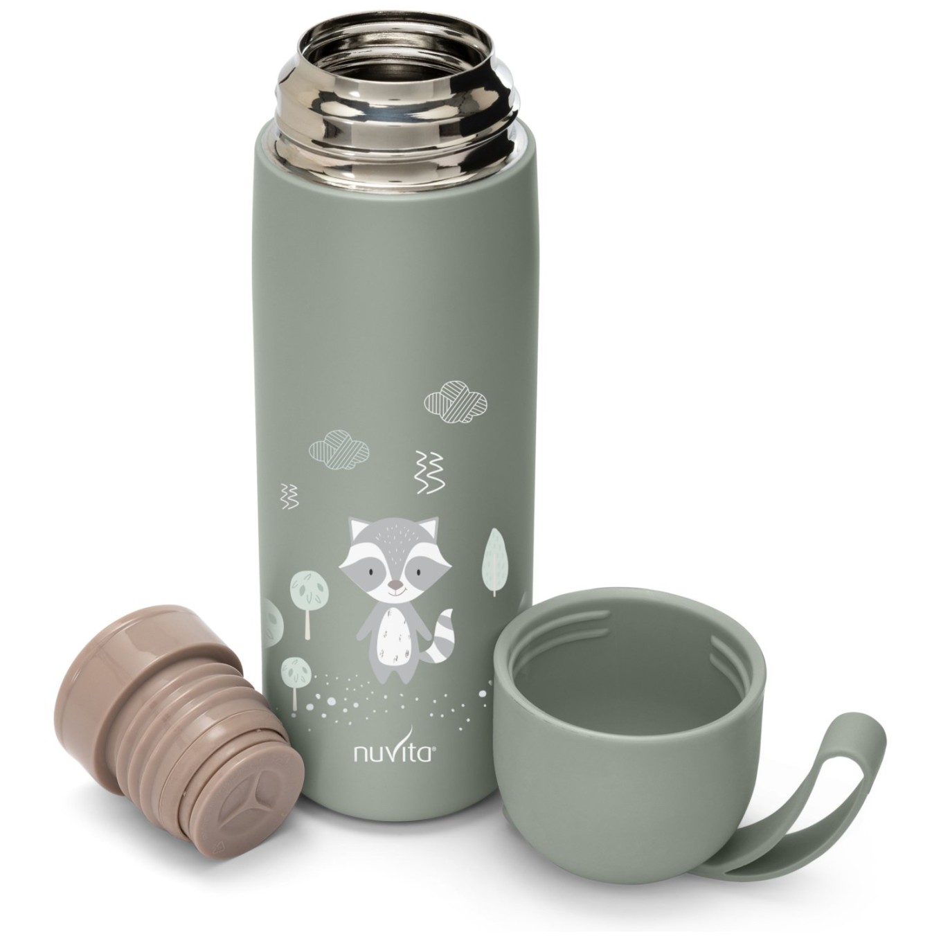 Nuvita termo steklenička 4435 400ml green