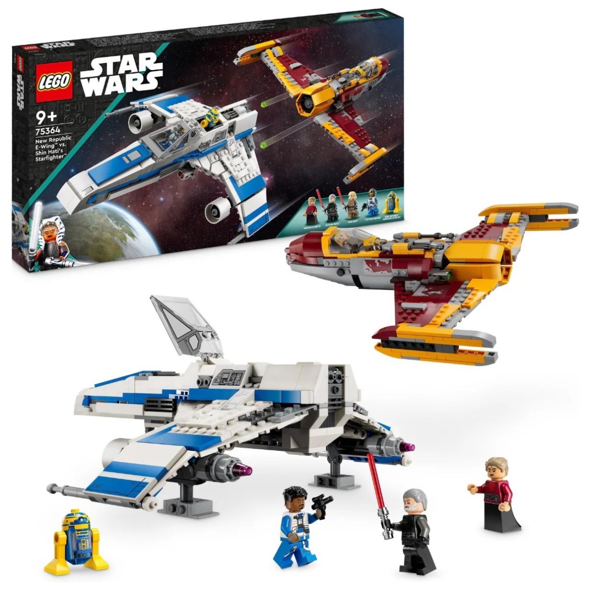 Kocke Star Wars Novorepubliški E-Wing proti Shin Hatijinemu Starfighterju 75364 Kocke Star Wars Novorepubliški E-Wing proti Shin Hatijinemu Starfighterju 75364