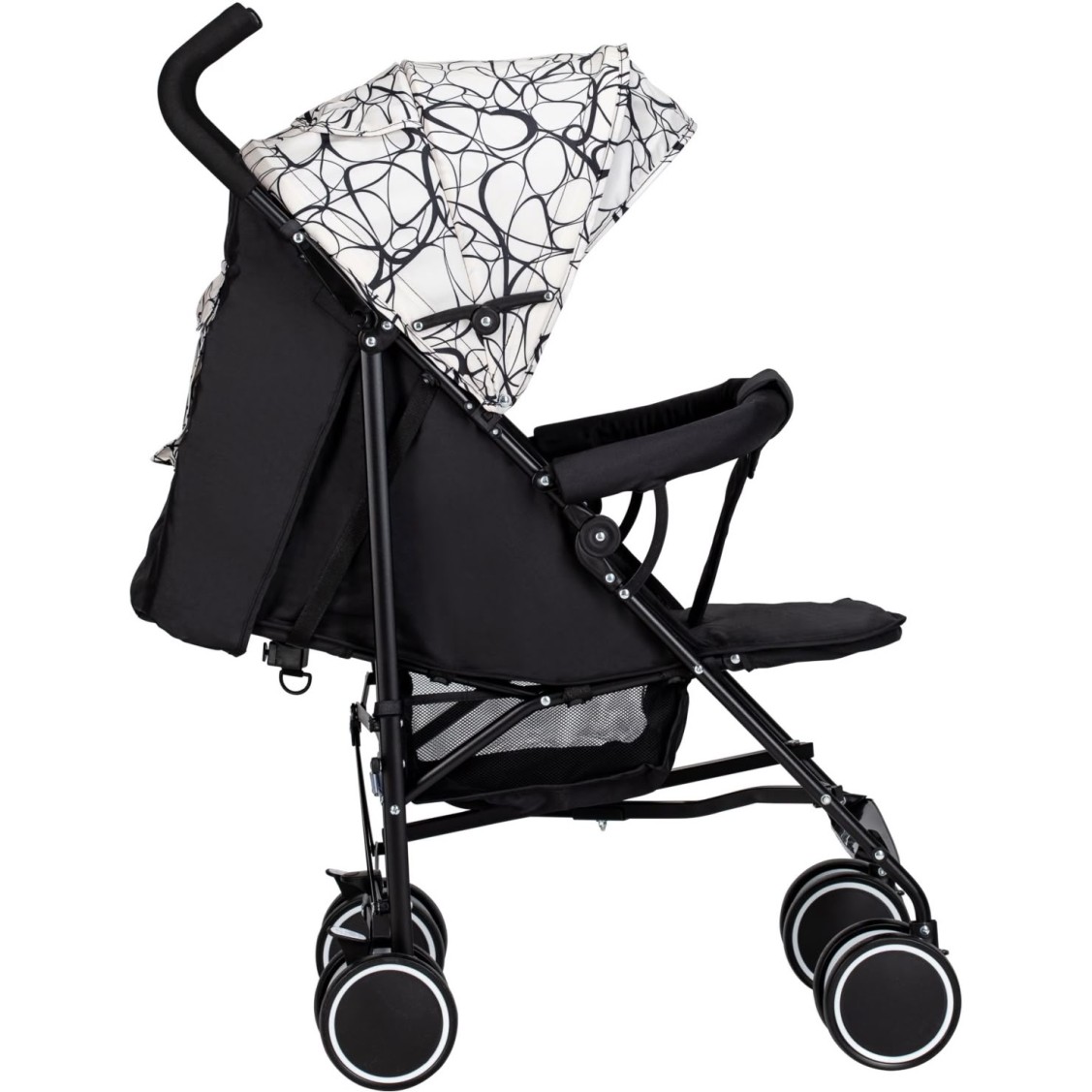 FreeON športni voziček Simple Circles black & white 48549