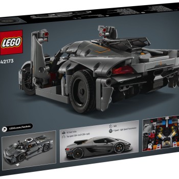 Kocke Technic Koenigsegg Jesko Absolut, siv hiperavtomobil 42173