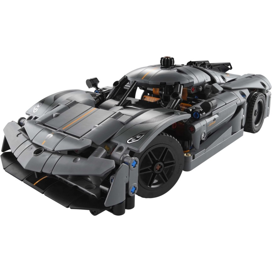 Kocke Technic Koenigsegg Jesko Absolut, siv hiperavtomobil 42173