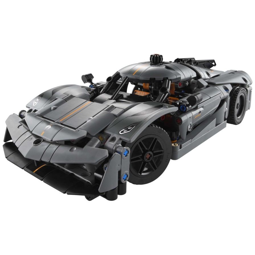 Kocke Technic Koenigsegg Jesko Absolut, siv hiperavtomobil 42173