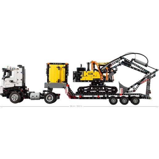 Kocke Technic Kamion Volvo FMX i električni bager EC230 42175