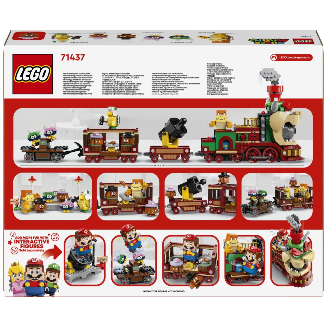 Kocke Super Mario Bowserjev ekspresni vlak 71437