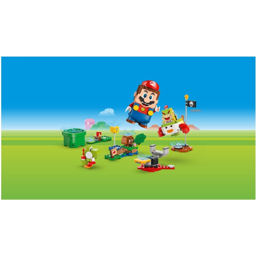 Kocke Super Mario Pustolovščine z interaktivno figuro Mario 71439