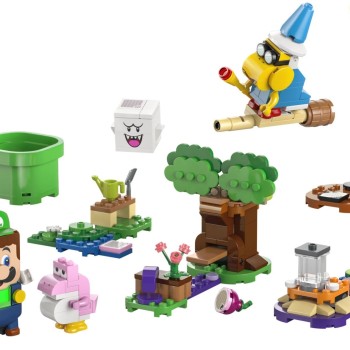 Kocke Super Mario Pustolovščine z interaktivno figuro Luigi 71440