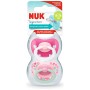 Nuk tolažilna duda - silikon Signature (18-36 m), 2 kosa multicolor