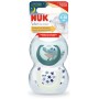 Nuk duda varalica  - silikon Star Day & Night 6-18 m, 2/1