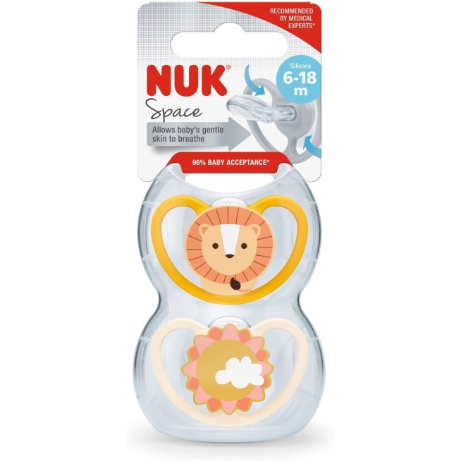 Nuk duda varalica - silikon Space s2 (6-18), 2 kom/kut