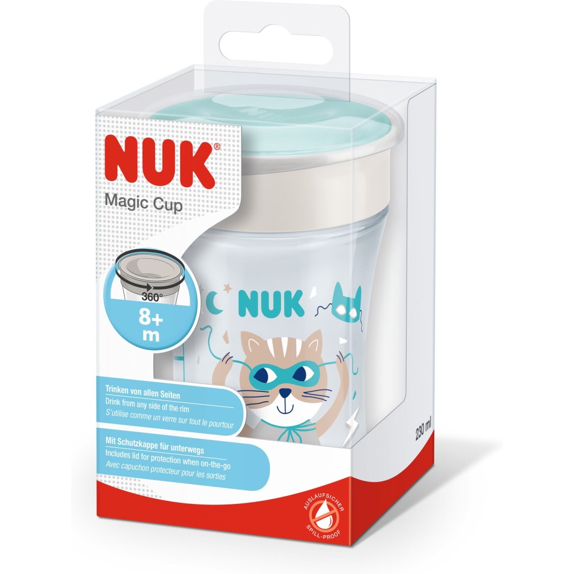Nuk lonček evolution magic 230 ml 8m+