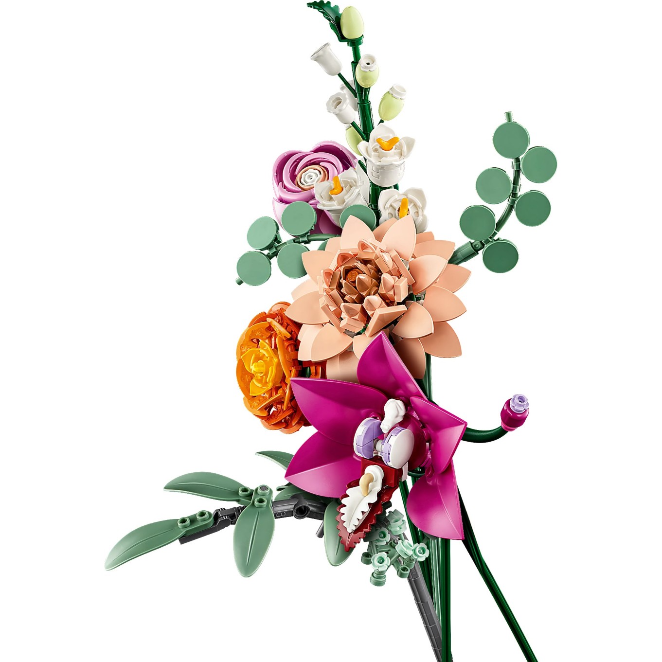 LEGO® Botanicals 10342 Čudovit šopek z rožnatimi cvetovi