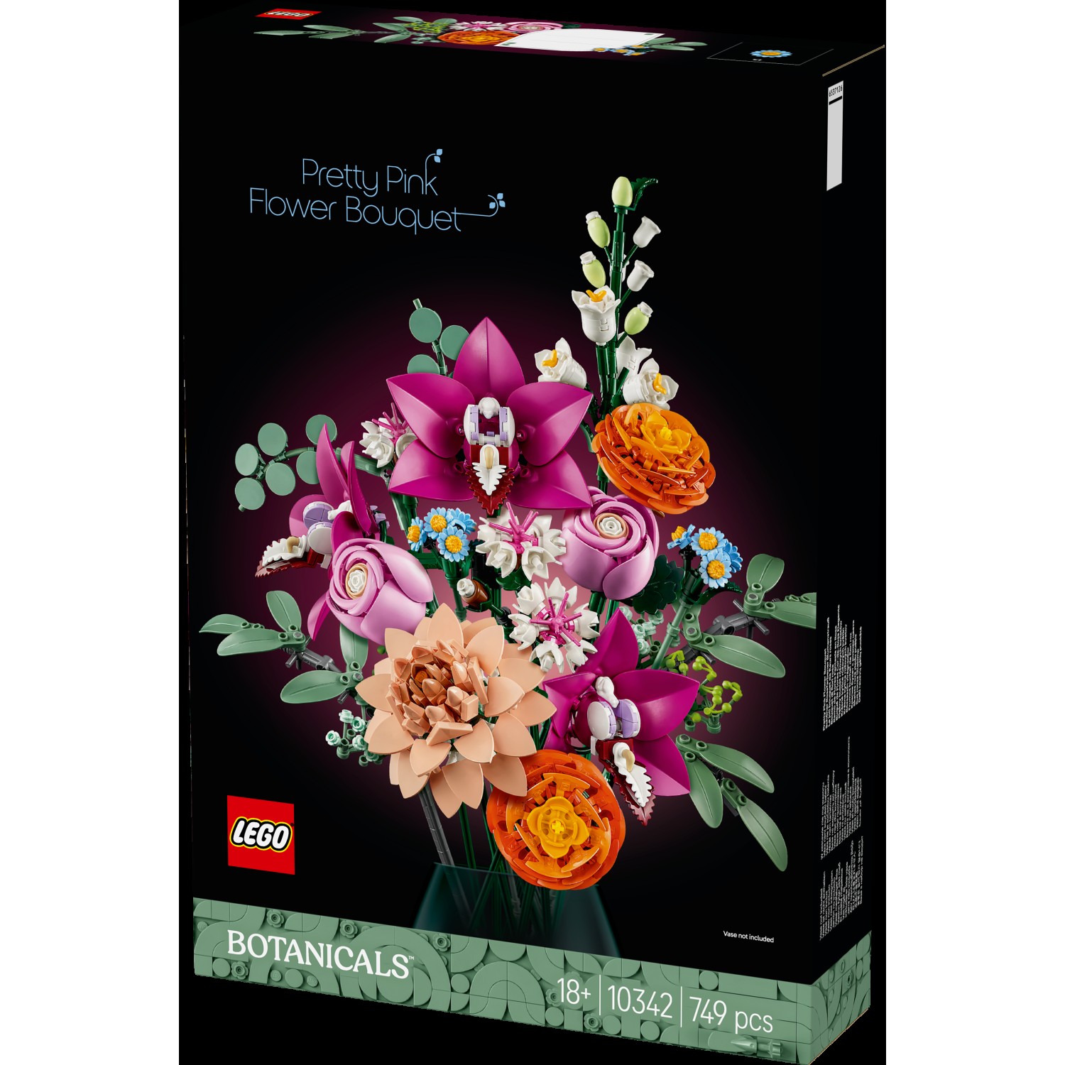 LEGO® Botanicals 10342 Čudovit šopek z rožnatimi cvetovi