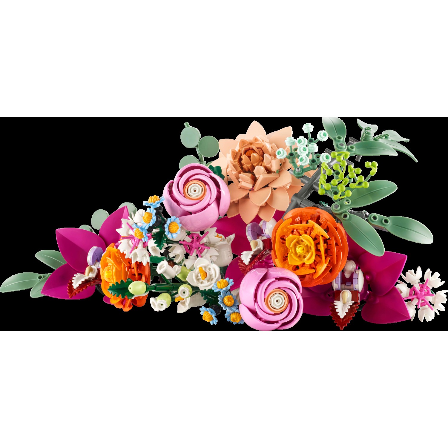 LEGO® Botanicals 10342 Čudovit šopek z rožnatimi cvetovi