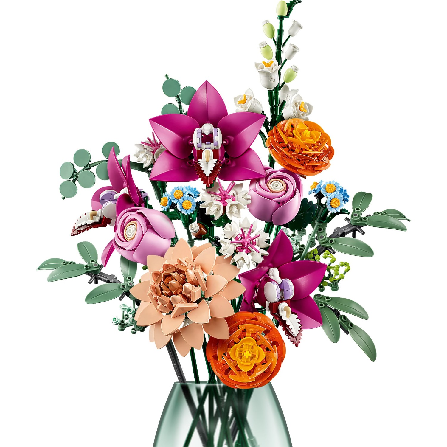 LEGO® Botanicals 10342 Čudovit šopek z rožnatimi cvetovi