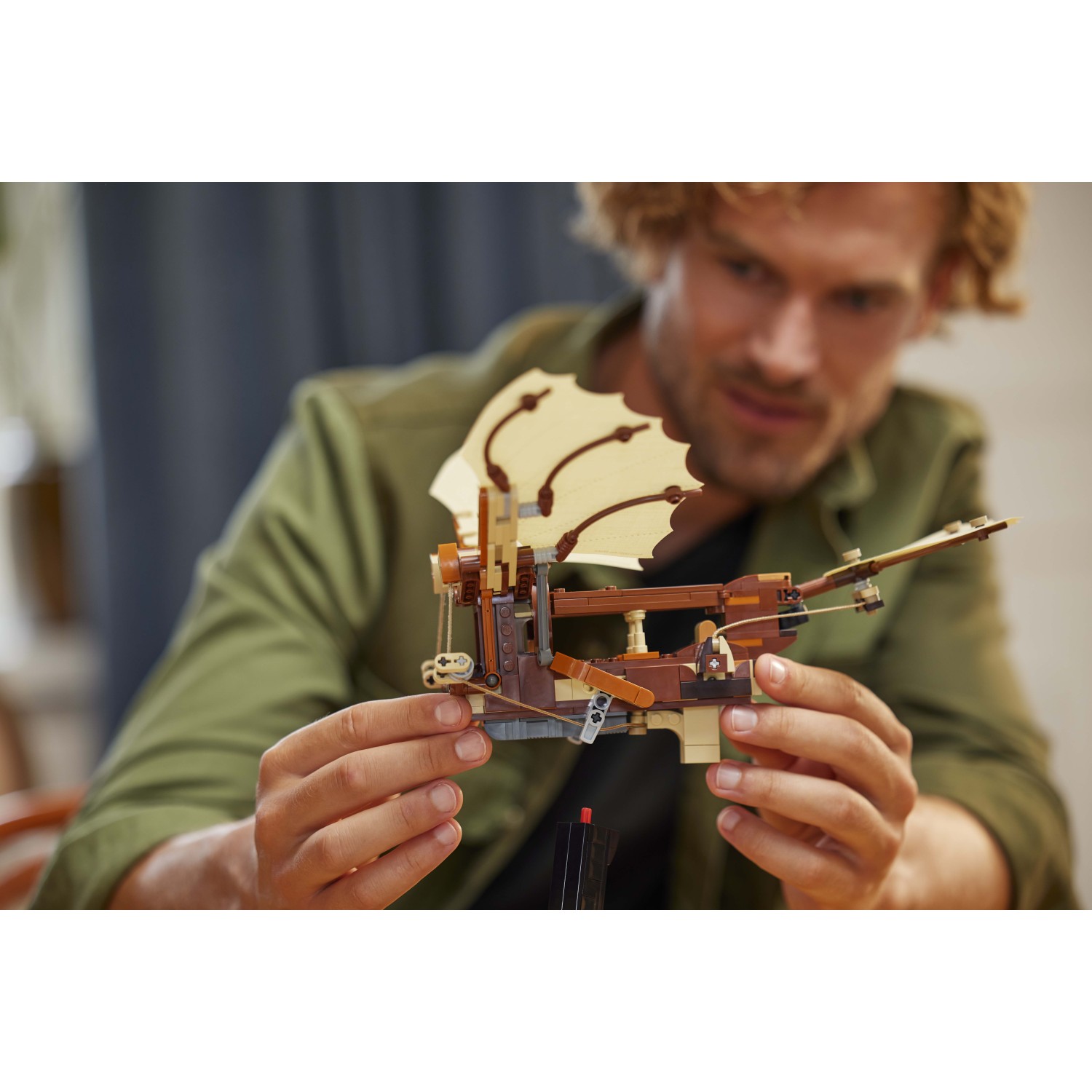 Kocke Icons Letalni stroj Leonarda da Vincija 10363 Kocke Icons Letalni stroj Leonarda da Vincija 10363