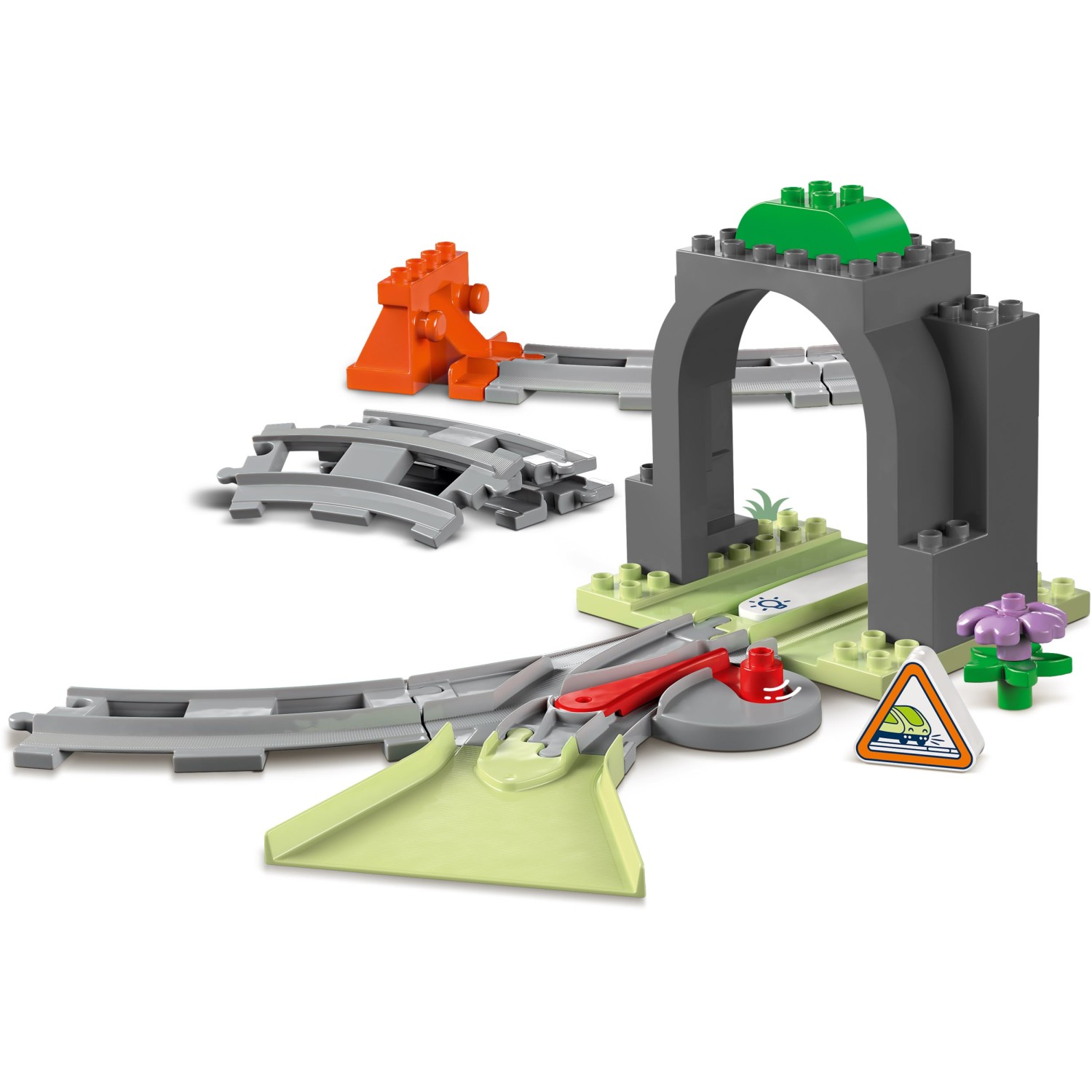 Kocke Duplo Razširitveni komplet železniški predor in tiri 10425