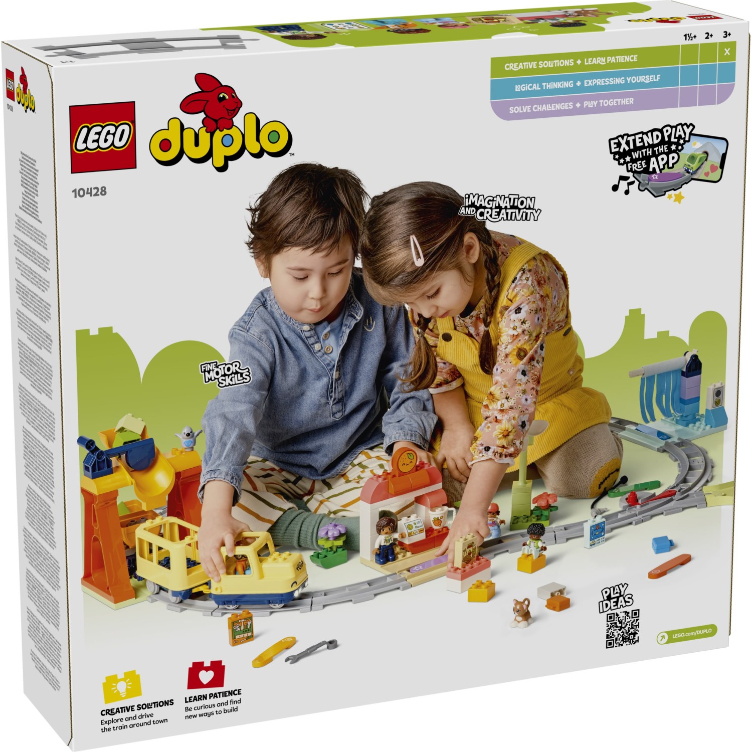 Kocke  Duplo Velik interaktiven skupni vlak 10428