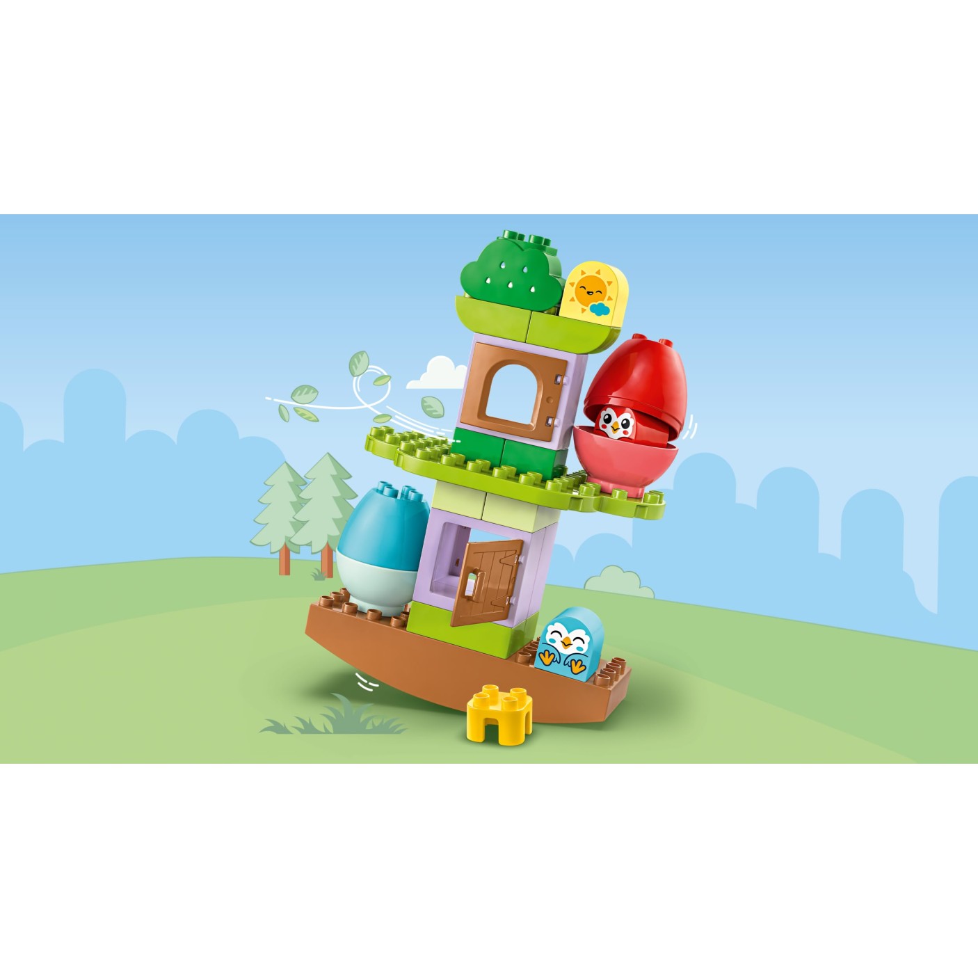 Kocke Duplo Drevo za skladanje in uravnovešanje 10440