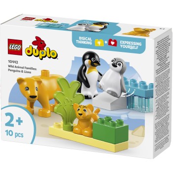 Kocke Duplo Obitelji divljih životinja: pingvini i lavovi 10442