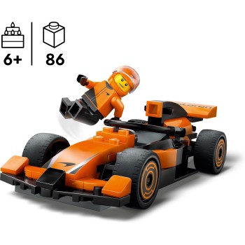 Lego® City 60442 Voznik F1® z dirkalnikom McLaren