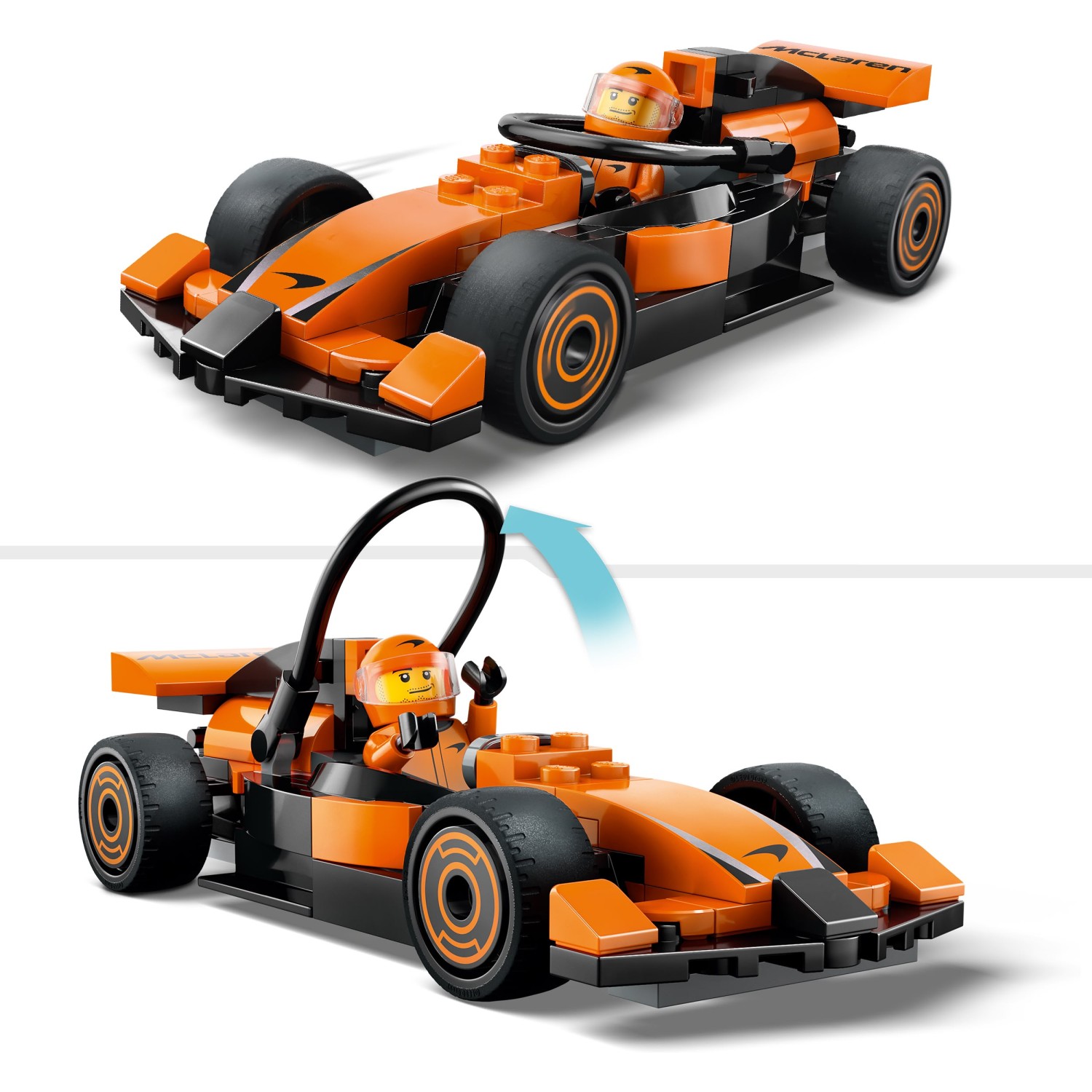 Lego® City 60442 Voznik F1® z dirkalnikom McLaren