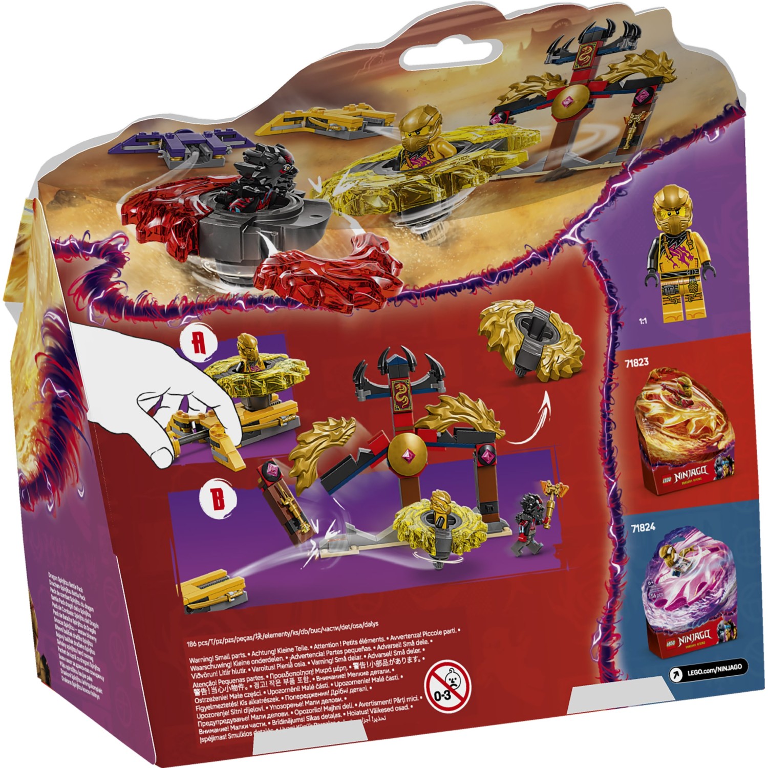 Kocke Ninjago Bojni paket Zmajski Spinjitzu 71826