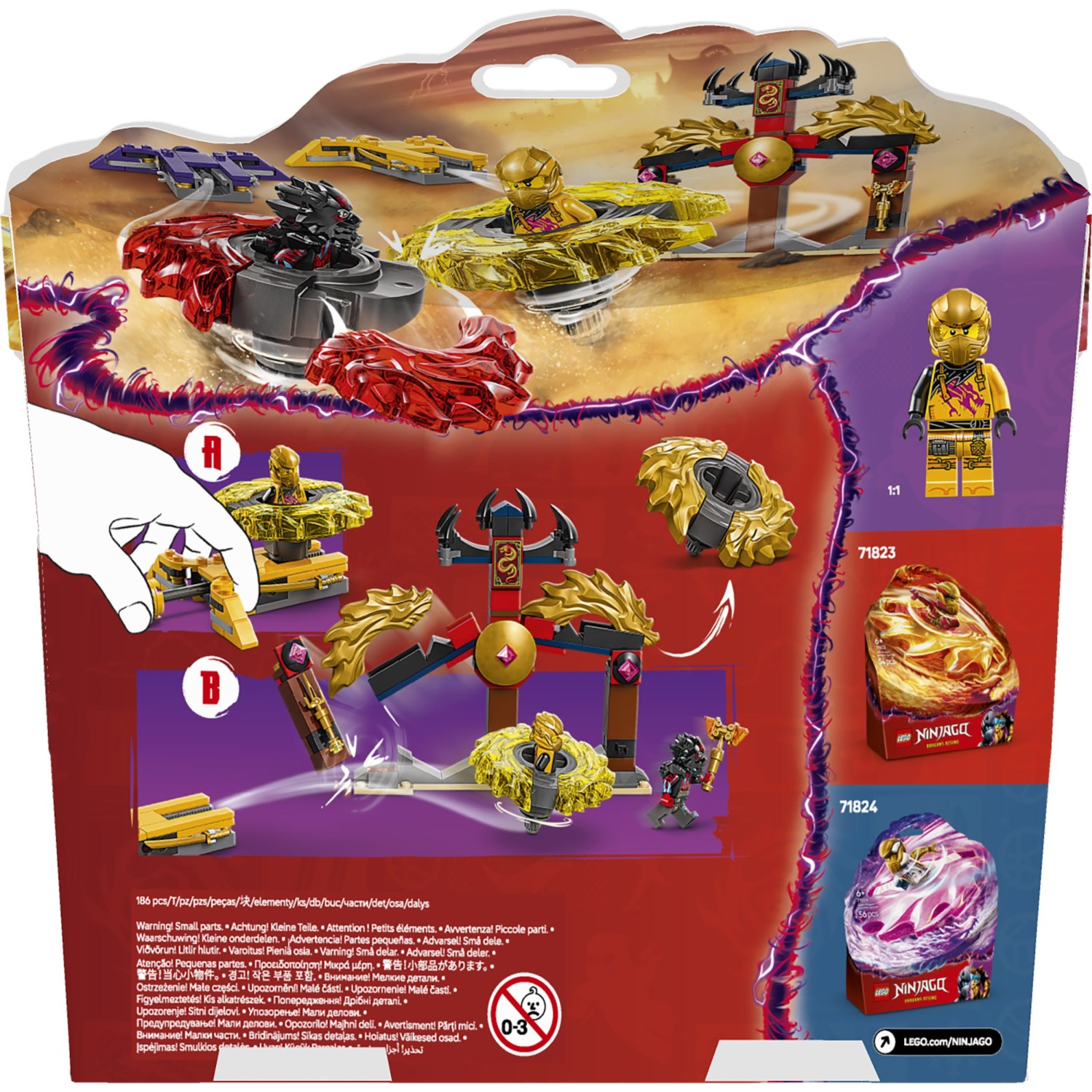 Kocke Ninjago Bojni paket Zmajski Spinjitzu 71826