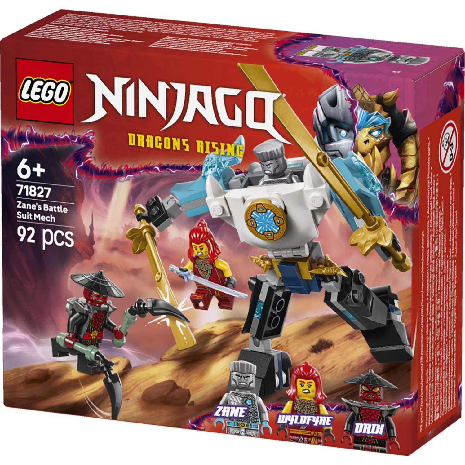 Kocke Ninjago Zanov bojni robotski oklep 71827 Kocke Ninjago Zanov bojni robotski oklep 71827