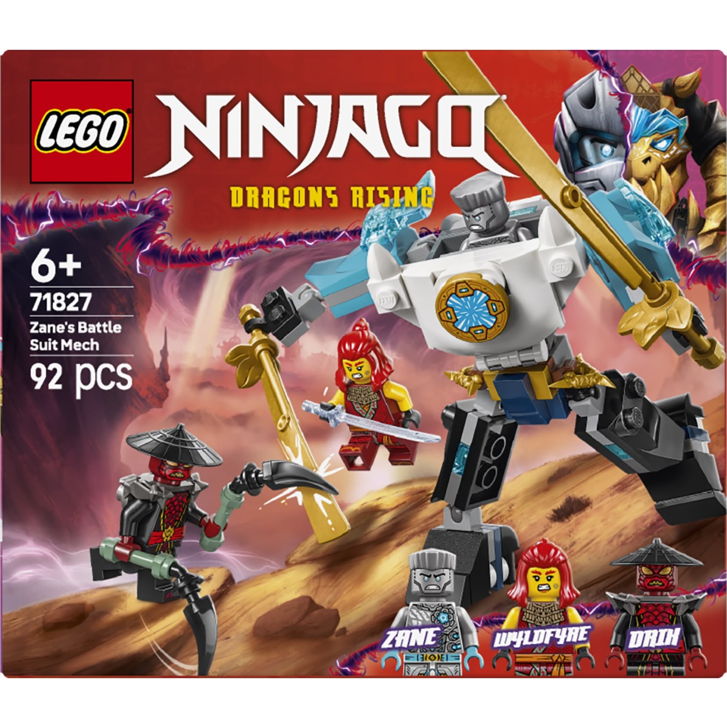 Kocke Ninjago Zanov bojni robotski oklep 71827 Kocke Ninjago Zanov bojni robotski oklep 71827