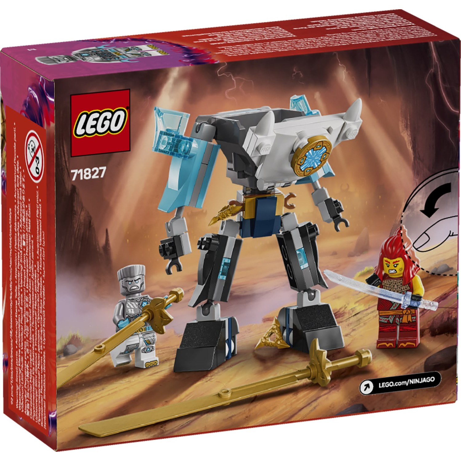 Kocke Ninjago Zanov bojni robotski oklep 71827 Kocke Ninjago Zanov bojni robotski oklep 71827