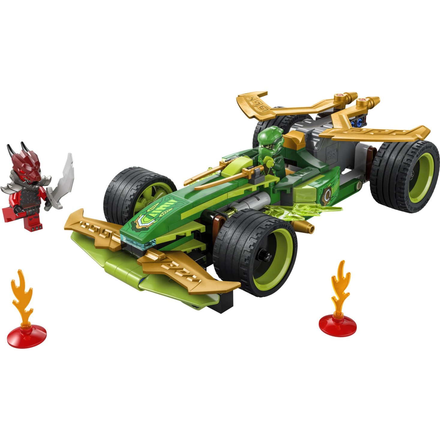 Kocke Ninjago Lloydov trkaći auto na povlačenje 71828