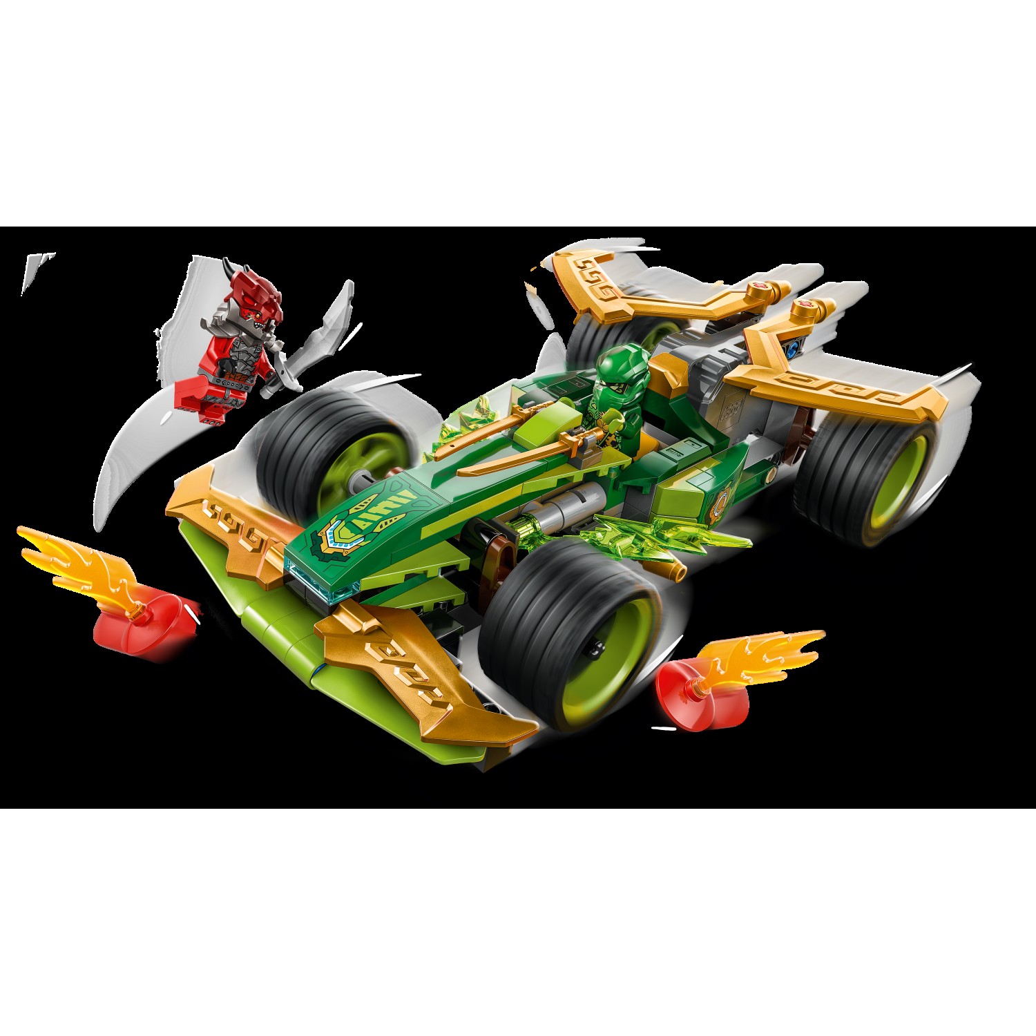 Kocke Ninjago Lloydov dirkalni avtomobil na poteg 71828