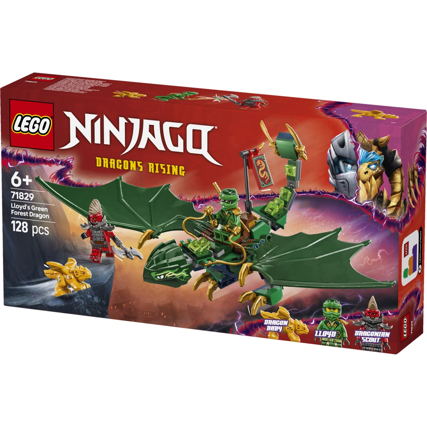 Kocke Ninjago Lloydov zmaj zelenega gozda 71829 Kocke Ninjago Lloydov zmaj zelenega gozda 71829