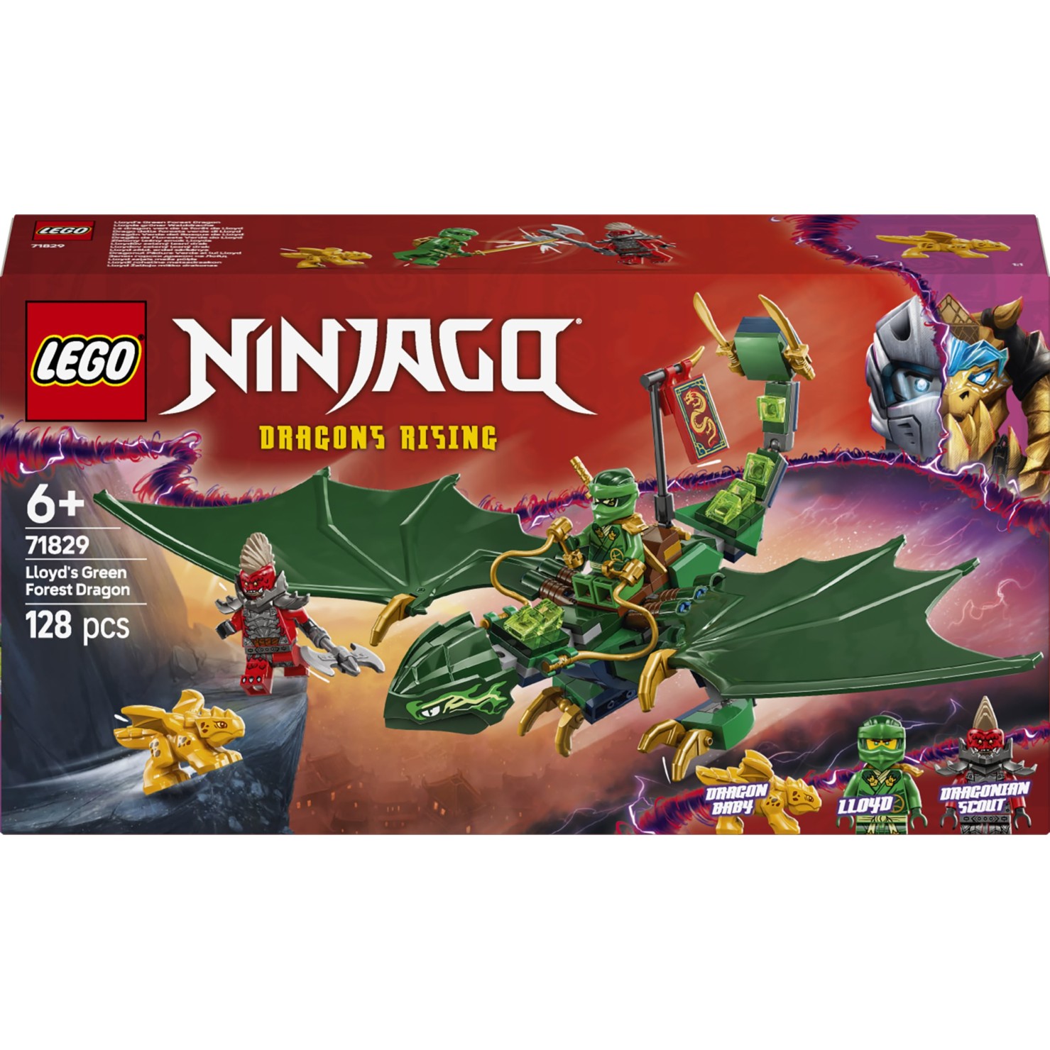 Kocke Ninjago Lloydov zmaj zelenega gozda 71829 Kocke Ninjago Lloydov zmaj zelenega gozda 71829