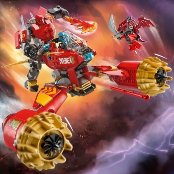 Kocke Ninjago Kaijevo nevihtno robotsko vozilo 71830 Kocke Ninjago Kaijevo nevihtno robotsko vozilo 71830