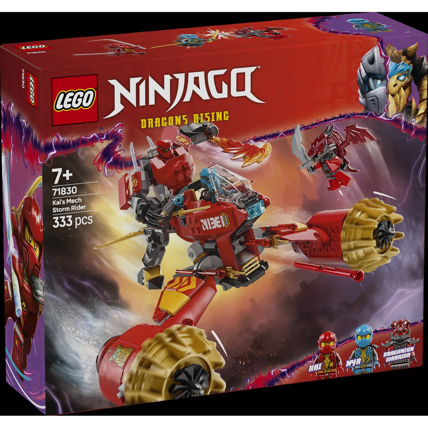 Kocke Ninjago Kaijev mehanički olujni jahač 71830 Kocke Ninjago Kaijev mehanički olujni jahač 71830