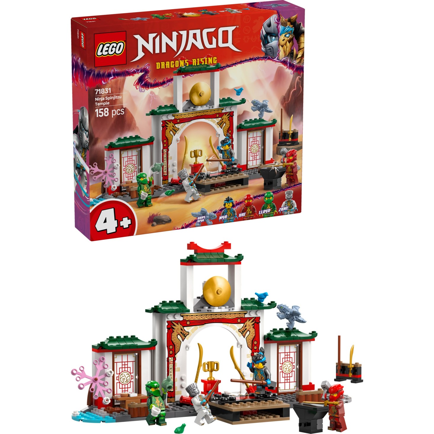 Kocke Ninjago Tempelj Ninja Spinjitzu 71831