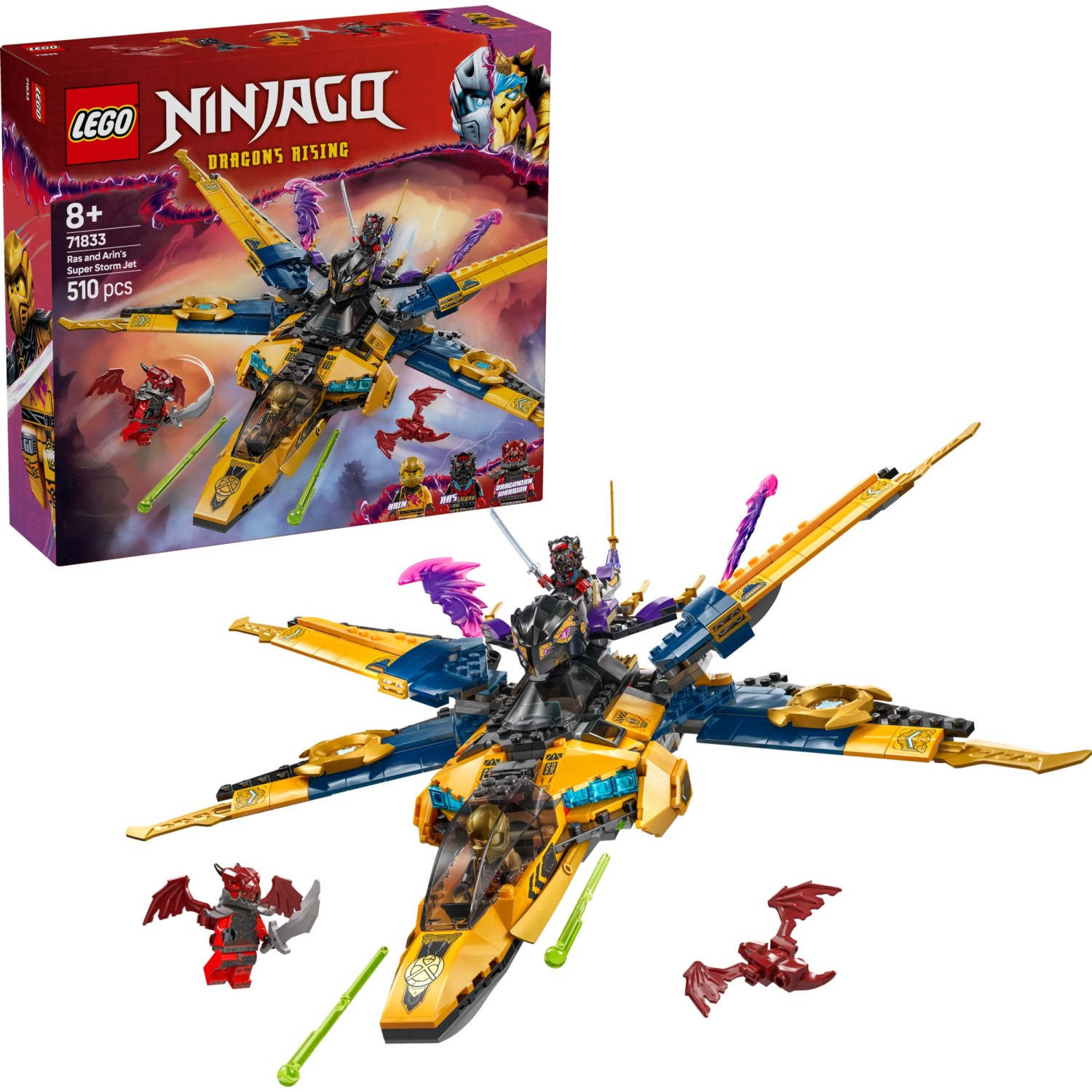 Kocke Ninjago Rasov i Arinov olujni supermlažnjak 71833