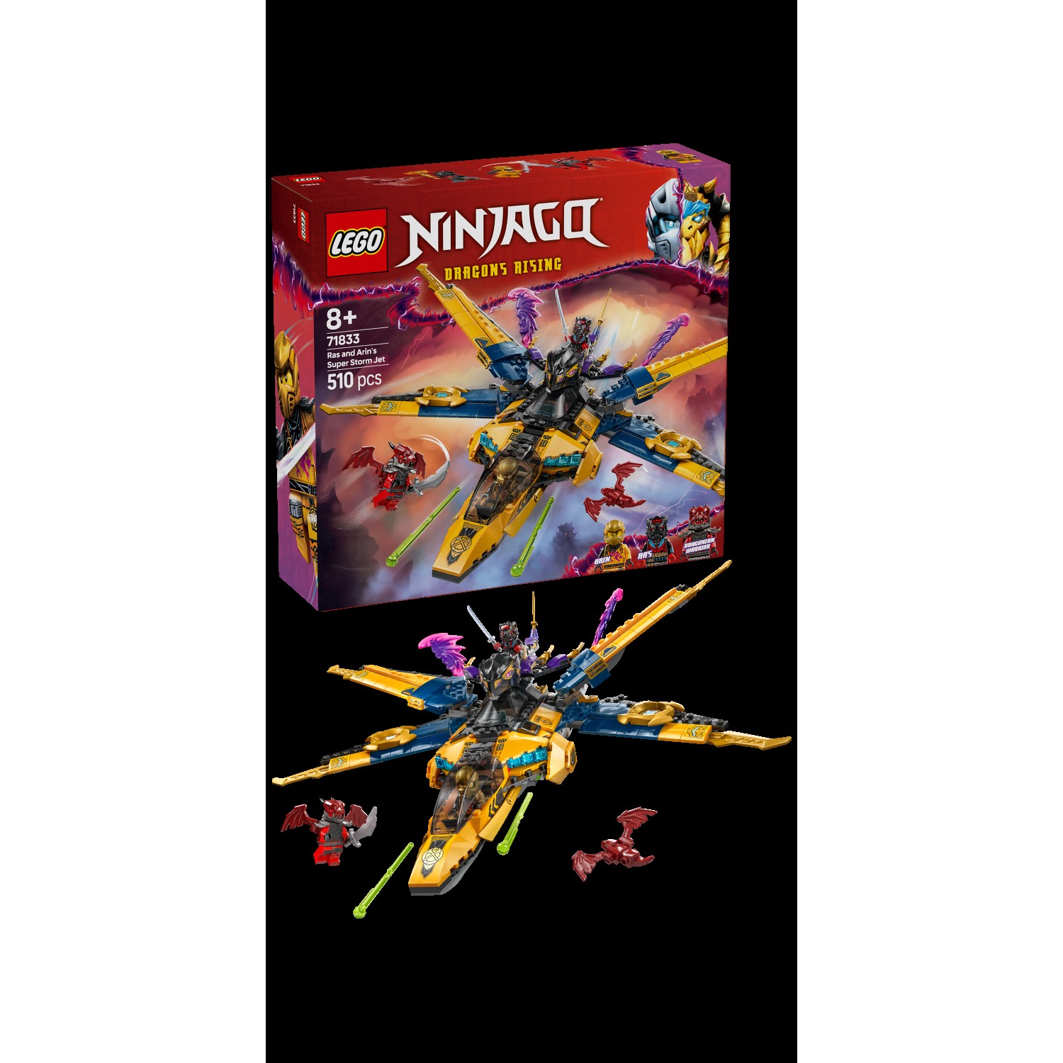 Kocke Ninjago Rasov in Arinov super nevihtni reaktivec 71833